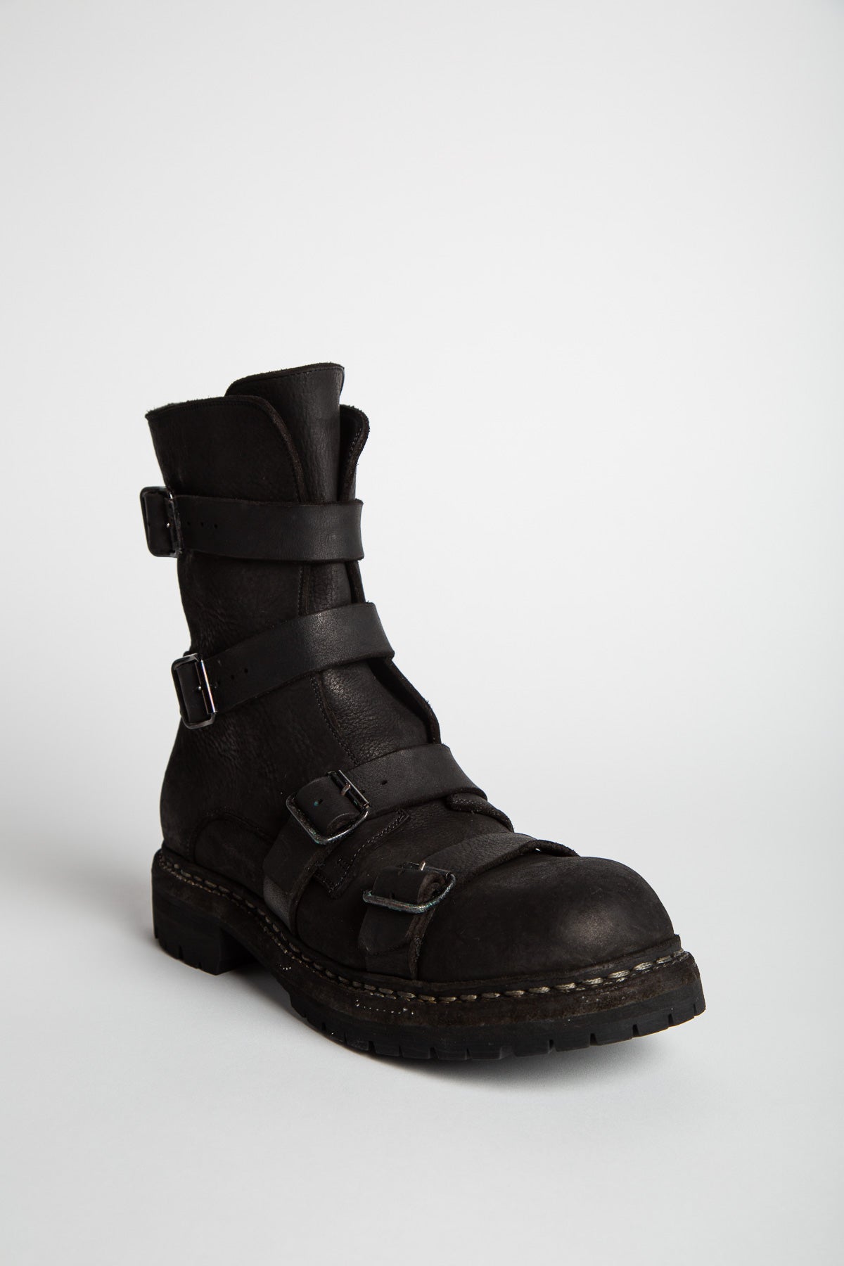 GUIDI | GR05CGV FULL GRAIN MULTI STRAP BOOTS
