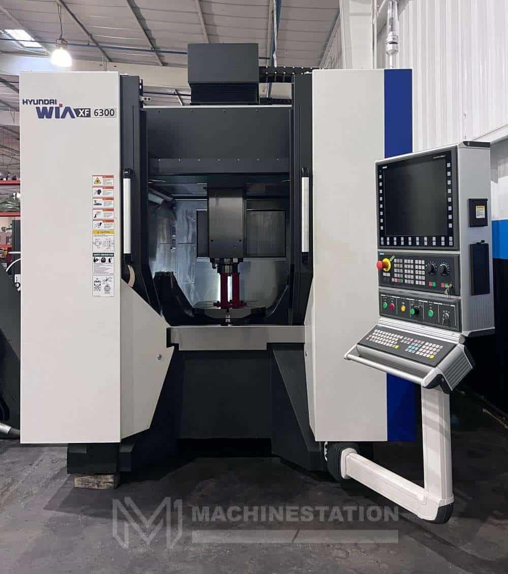 Used Hyundai Wia XF6300 5 Axis CNC Vertical Machining Center