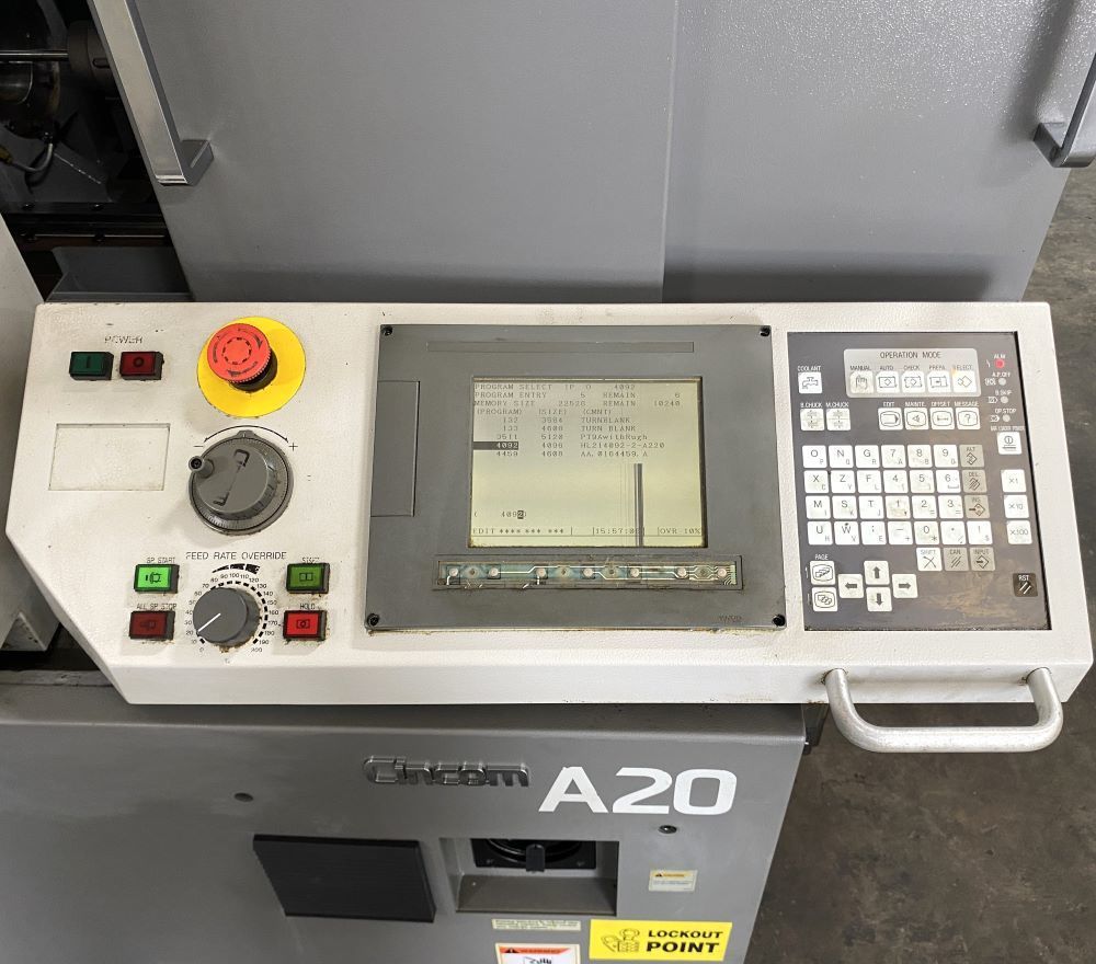 Used Citizen Cincom A20VIIPL CNC Swiss Screw Type Automatic Lathe