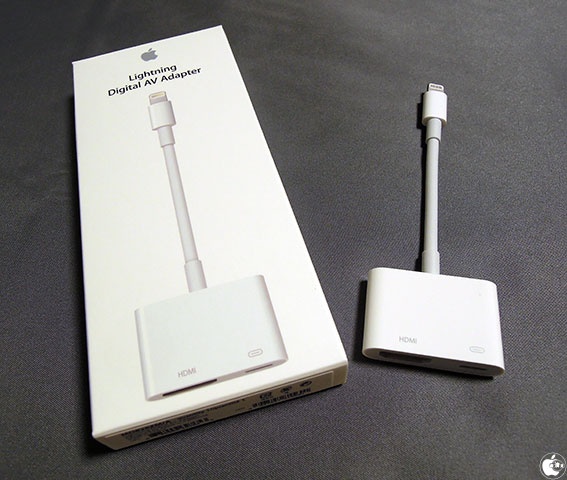 AppleのLightning接続HDMIアダプタ「Lightning - Digital AVアダプタ