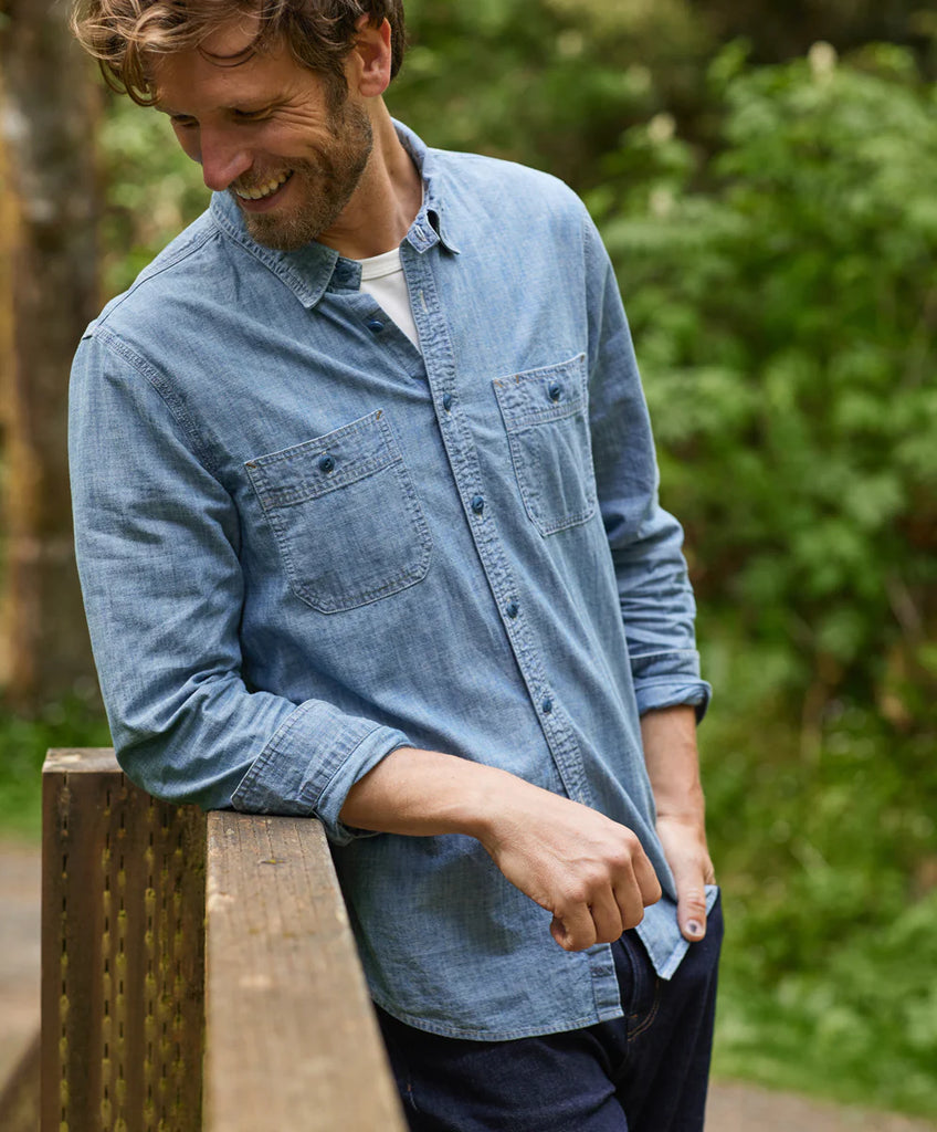 Chambray Utility Shirt | Madison'