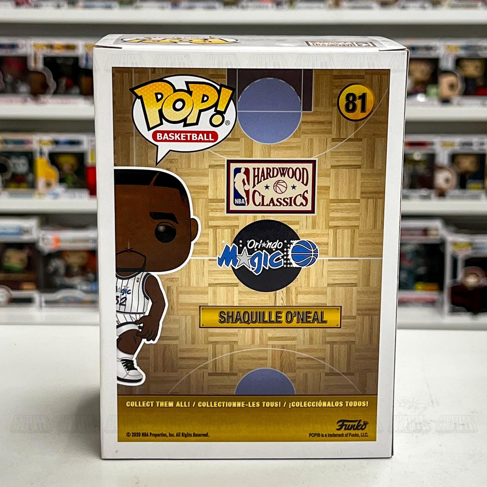 Funko Pop NBA Shaquille O'Neal 81 Orlando Magic Vinyl Figure Basketbal