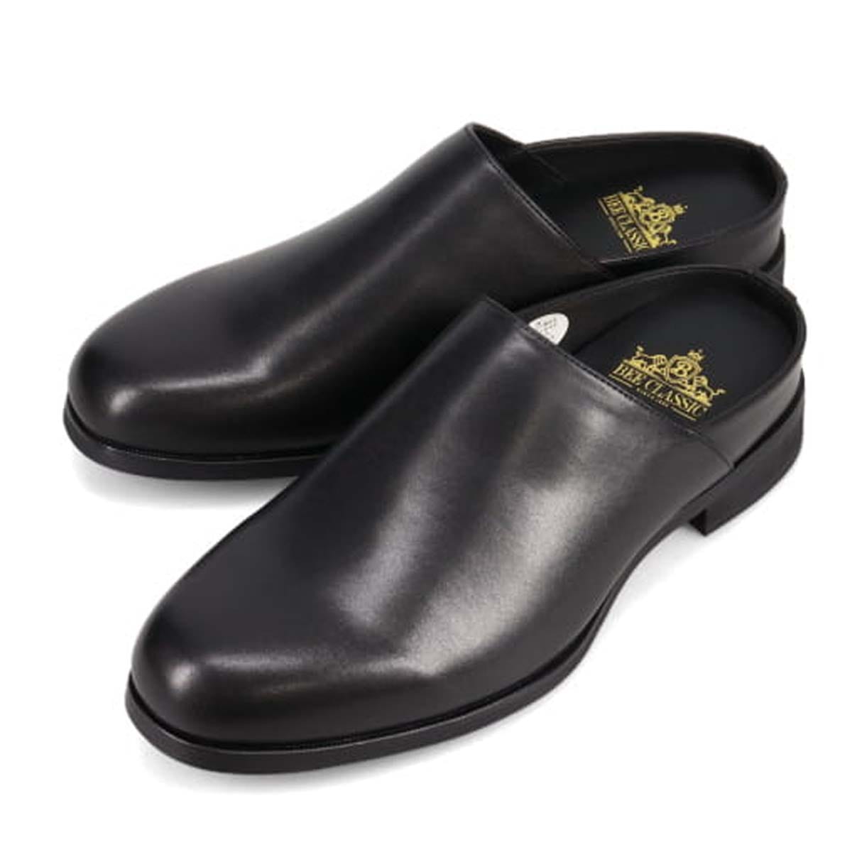 ビークラシック BEE CLASSIC ミュール CB9001(M（25～25.5） BLACK