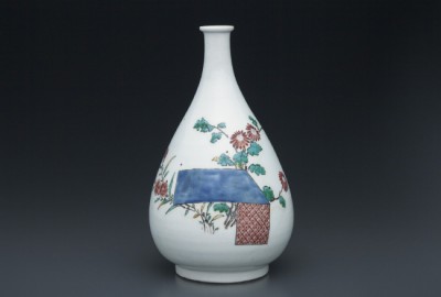 古九谷色絵菊花文大徳利 | 商品詳細 東洋古陶磁の前坂晴天堂