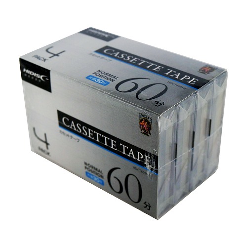 一般録音用カセットテープ60分4P HDCT60M4P | HIDISC 株式会社磁気研究所