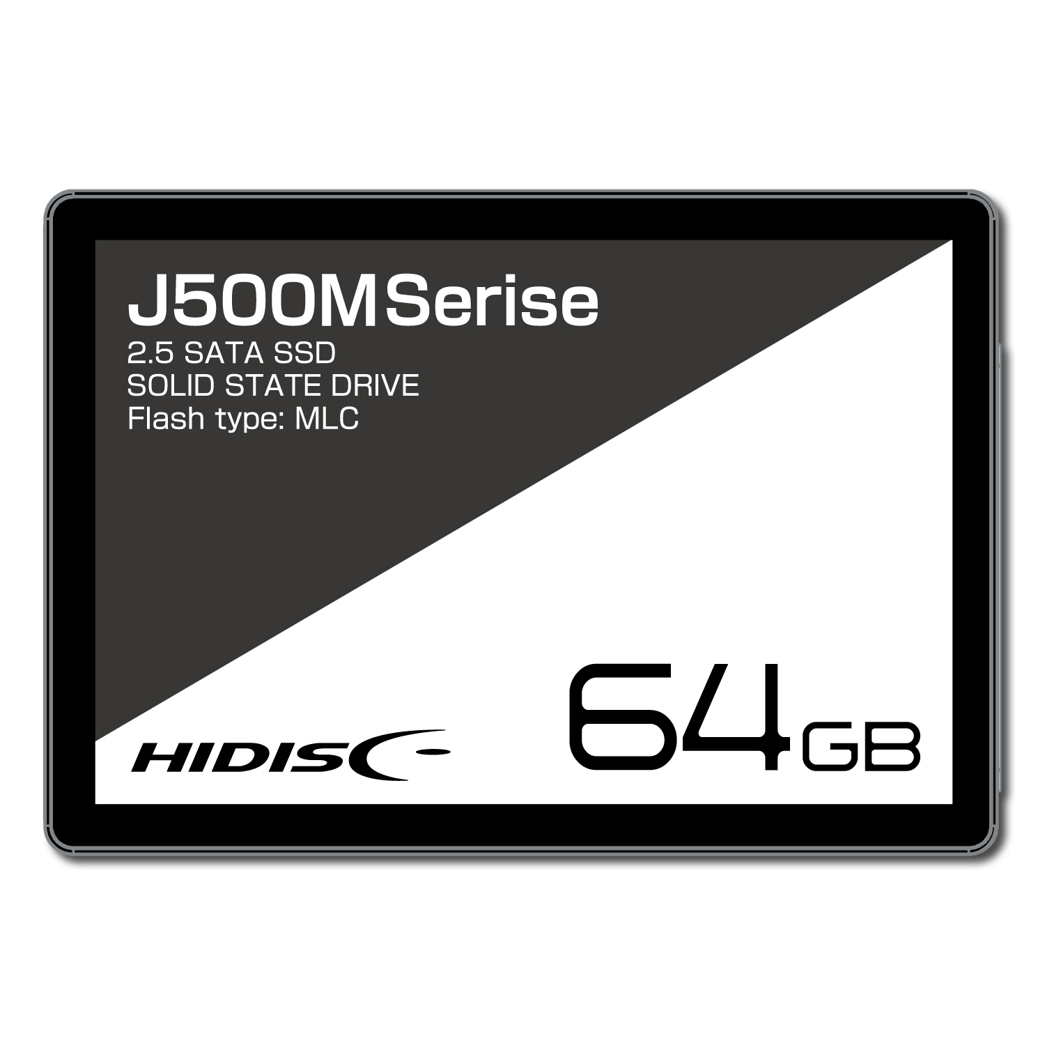 HIDISC 2.5inch SATA SSD MLC 64GB HDJ500M-64SSD | HIDISC 株式会社