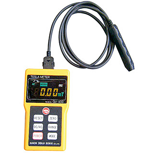 テスラメータ(磁束密度計)ハンディタイプ 垂直ホールプローブ [GV-400A