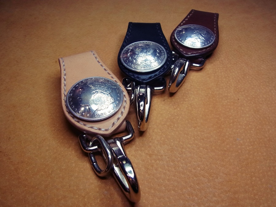 モルガンコンチョキーホルダー（総手縫い）｜バイカーズスタイルの