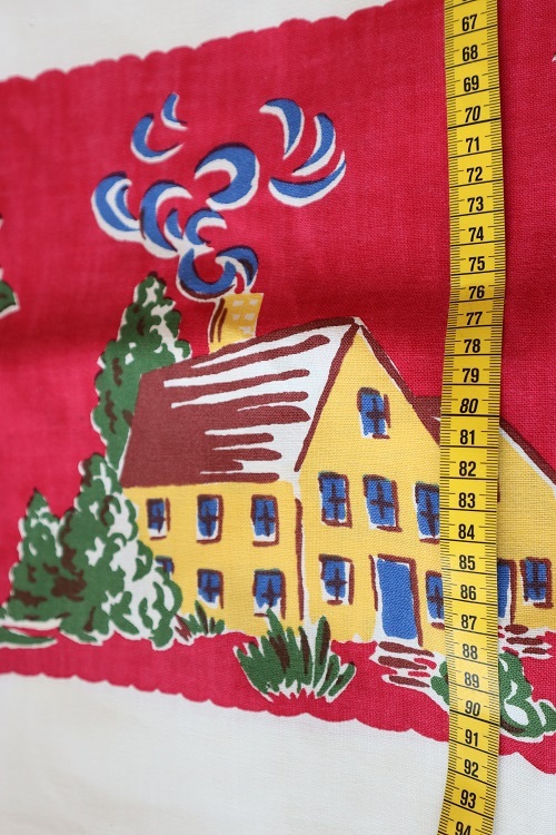 アメリカ製 ヴィンテージファブリック テーブルクロス - ラメゾン