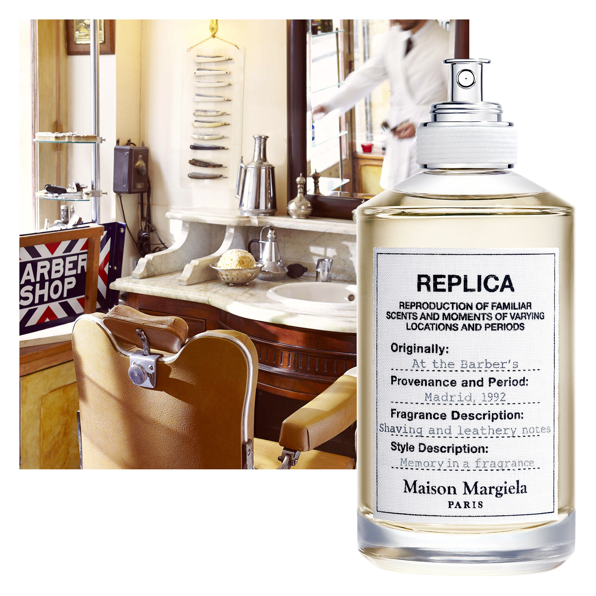 REPLICA At the Barber's, Eau de Toilette by Maison Margiela