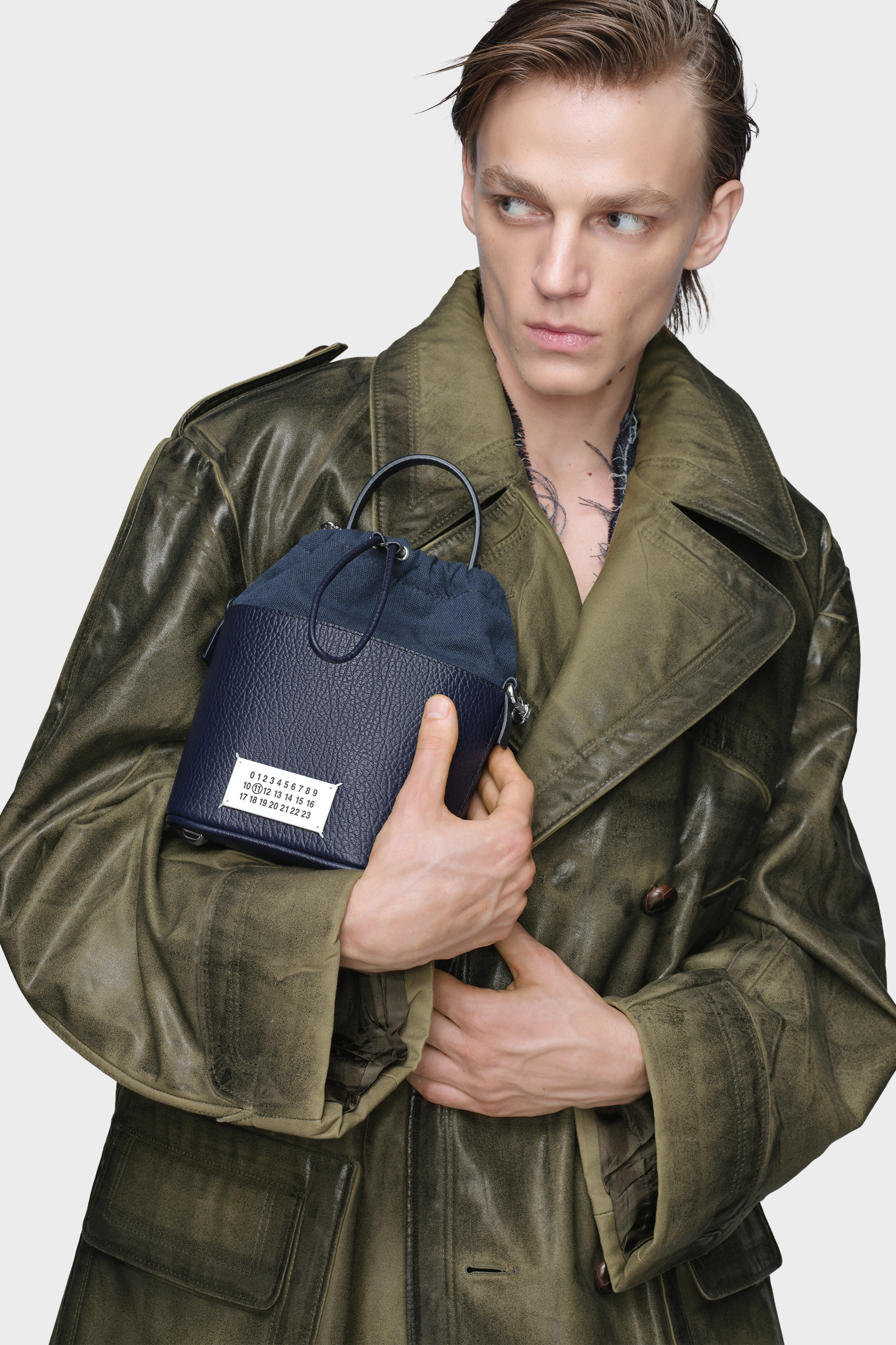 5Ac Bucket Small Almond Bucket Bag | Maison Margiela