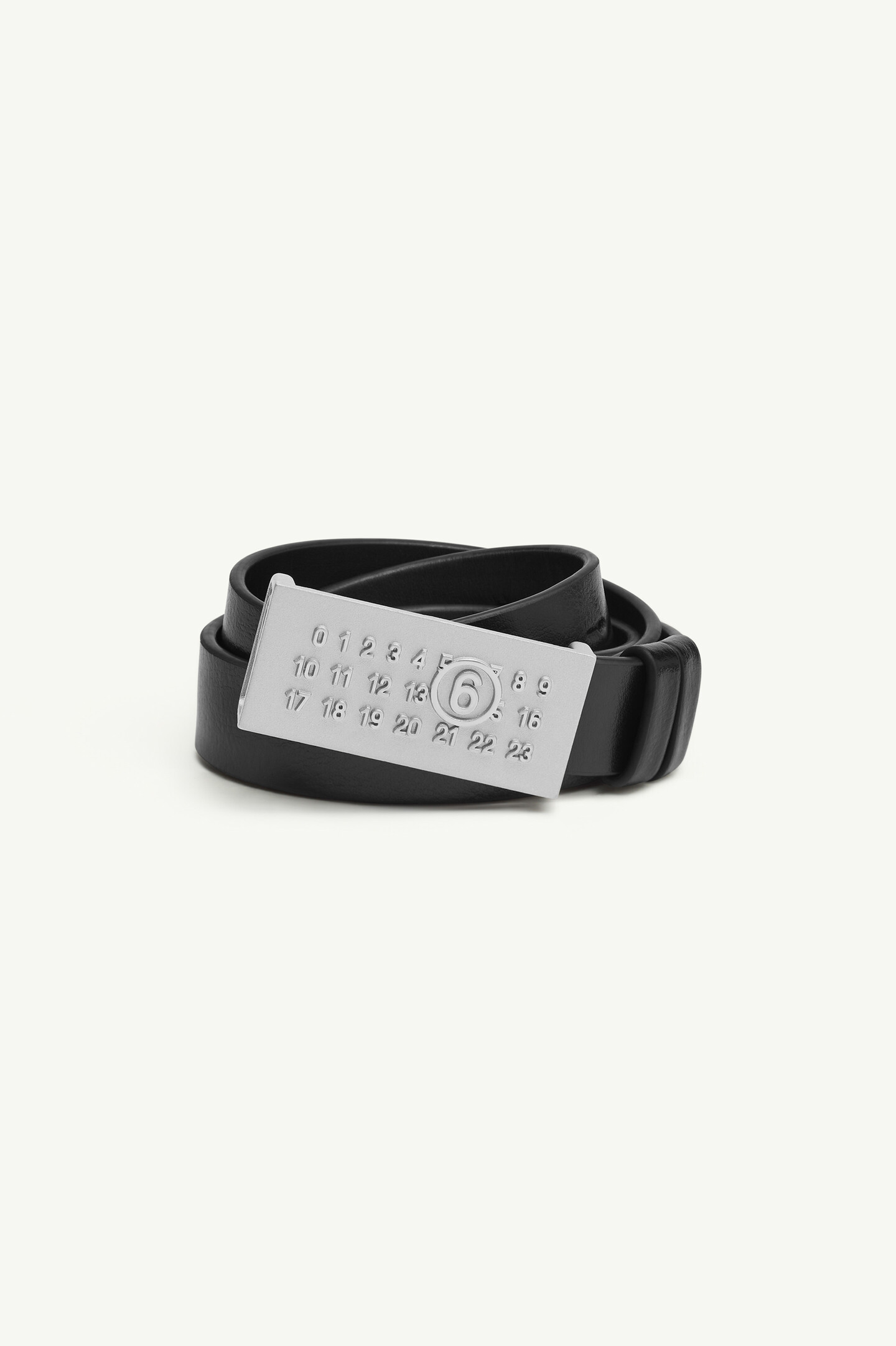 Black Leather One-size Belt | Maison Margiela