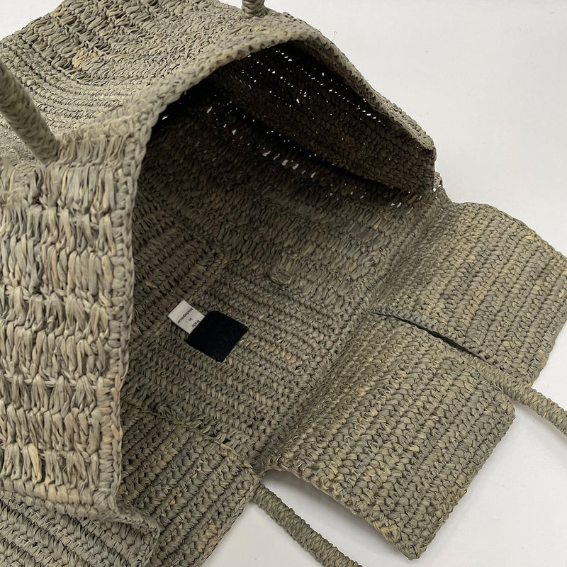 MAISON N.H PARIS [メゾンエヌアッシュパリ] - Dahlia Grand raffia bag