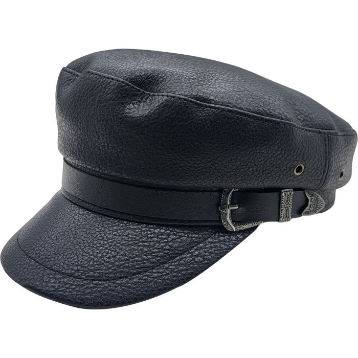 PVC Black Sailor Hats