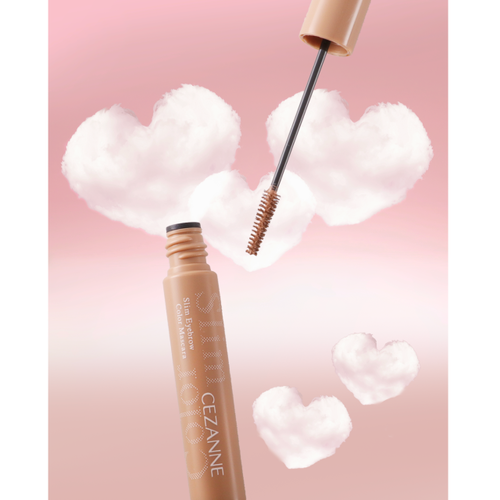 ◇セザンヌ 極細アイブロウマスカラ C5 マイルドベージュの通販