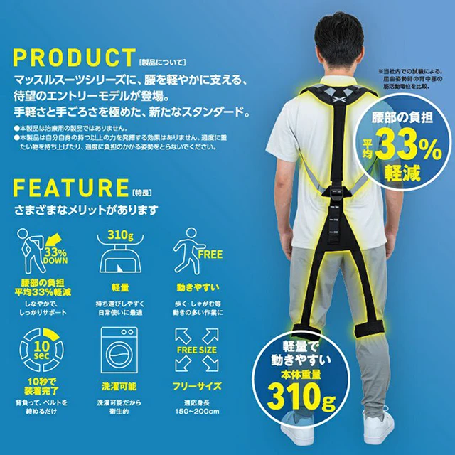 マッスルスーツ ソフトパワーイージーリフト【イノフィス ms14-ino