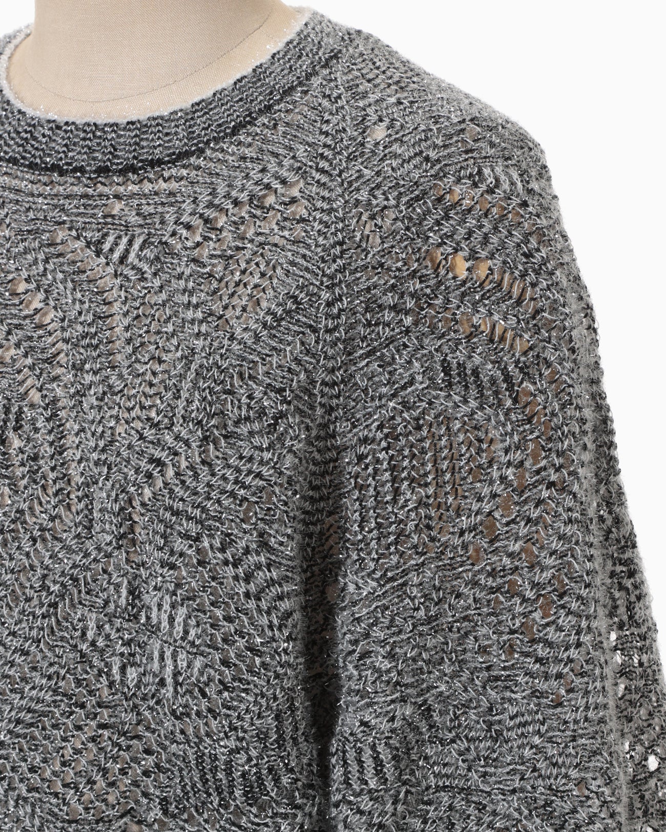 Shimmering Knit Top - black - Mame Kurogouchi