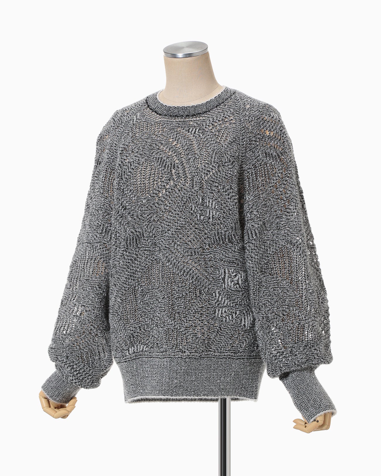 Shimmering Knit Top - black - Mame Kurogouchi