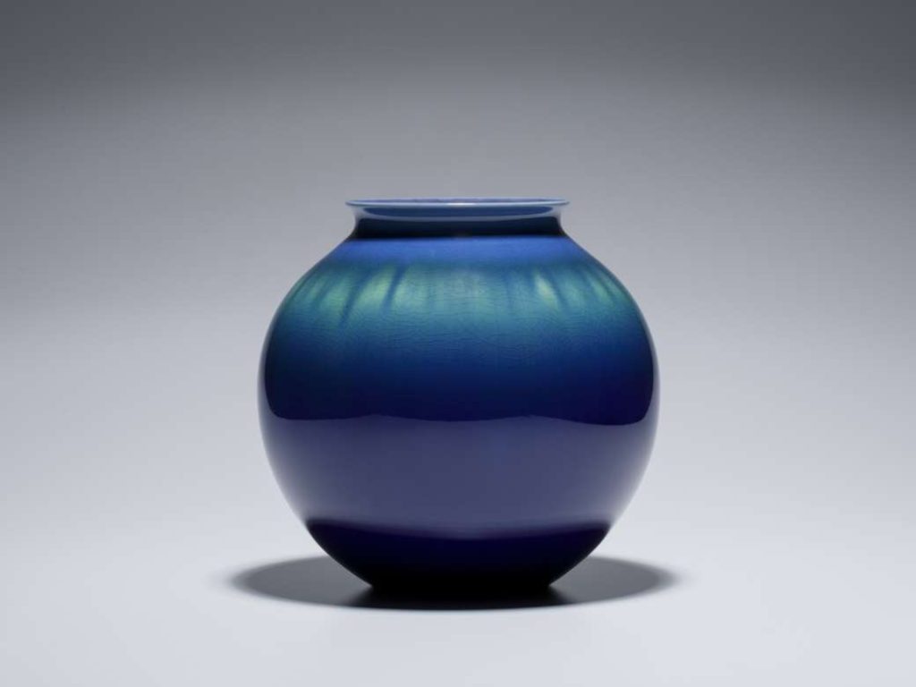 人間国宝 三代徳田八十吉 - 九谷満月