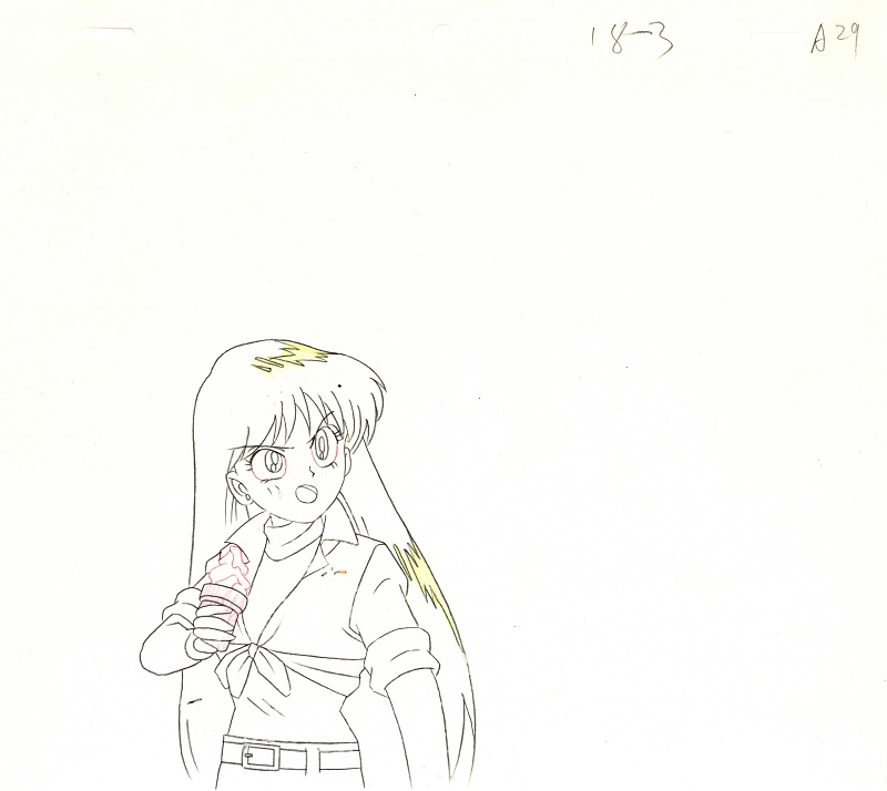 美少女戦士セーラームーンセル画｜月野うさぎ・火野レイ｜アニメと漫画