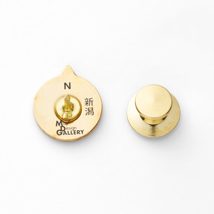 47palette カラーピンズプラス(2種)/15新潟県｜地図グッズ｜Map Design