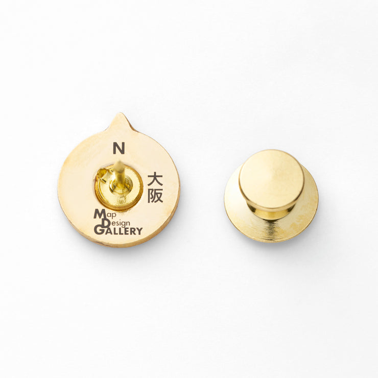 47palette カラーピンズプラス(2種)/27大阪府｜地図グッズ｜Map Design