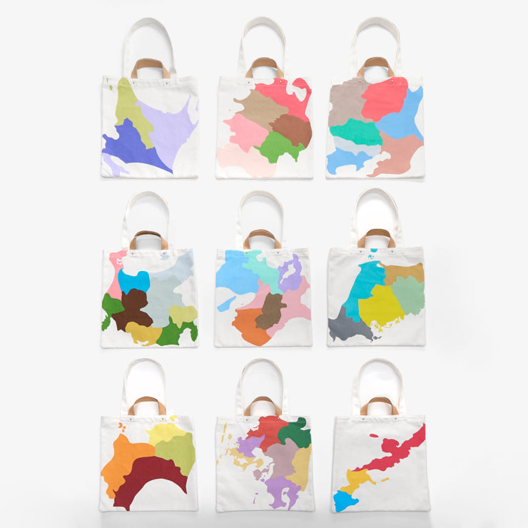 スクエアトートバッグ / 中国地方｜地図グッズ｜Map Design GALLERY