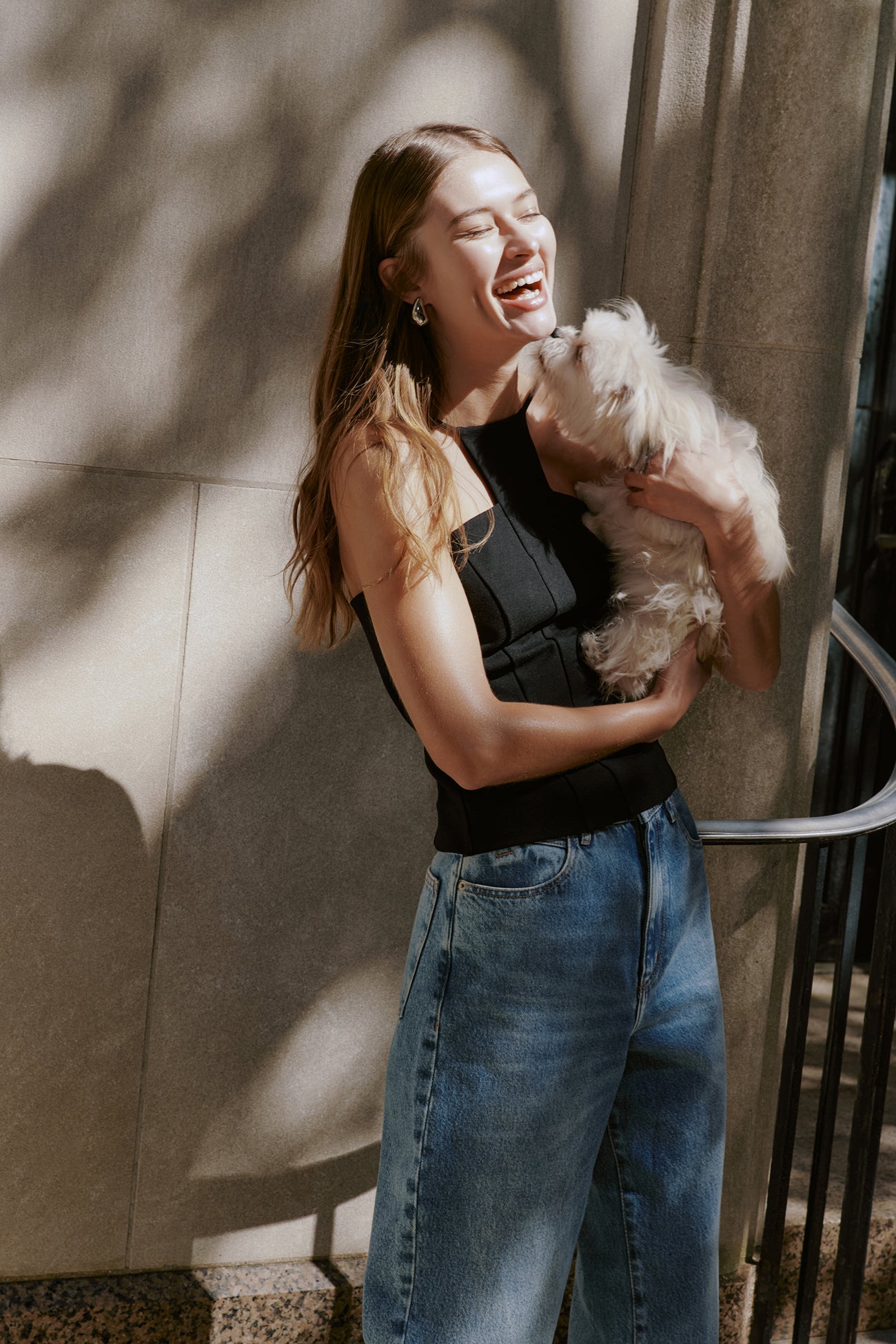 Women's European Ponte Square-Neck Top - Bianca Top | Marcella