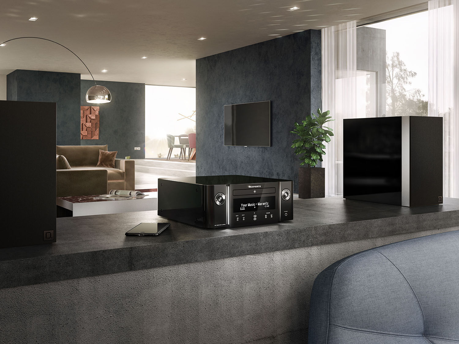 M-CR612 - Compact Network Audio Player and CD Player Powered by