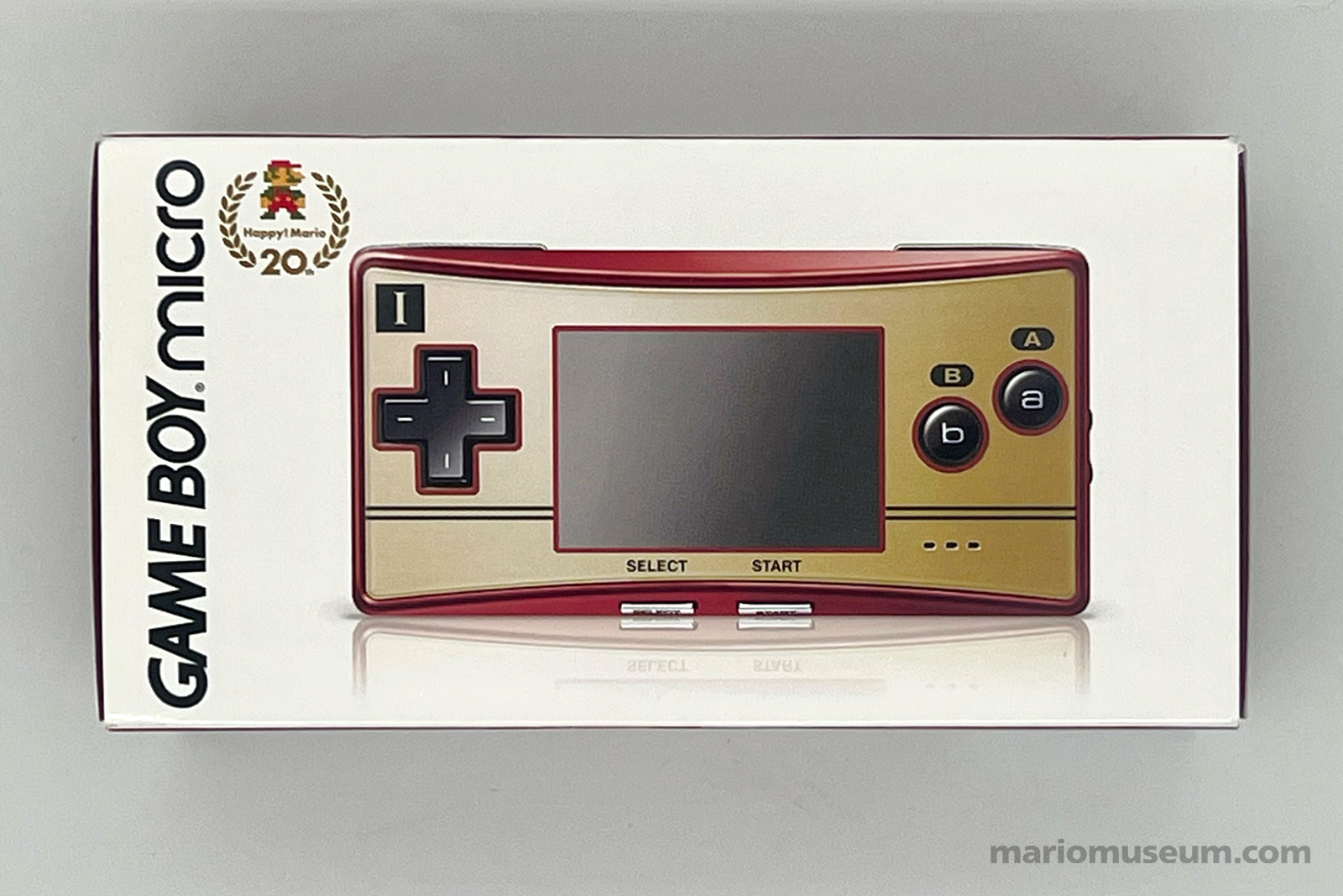 Game Boy Micro (Super Mario 20th Anniversary) - Mario Museum