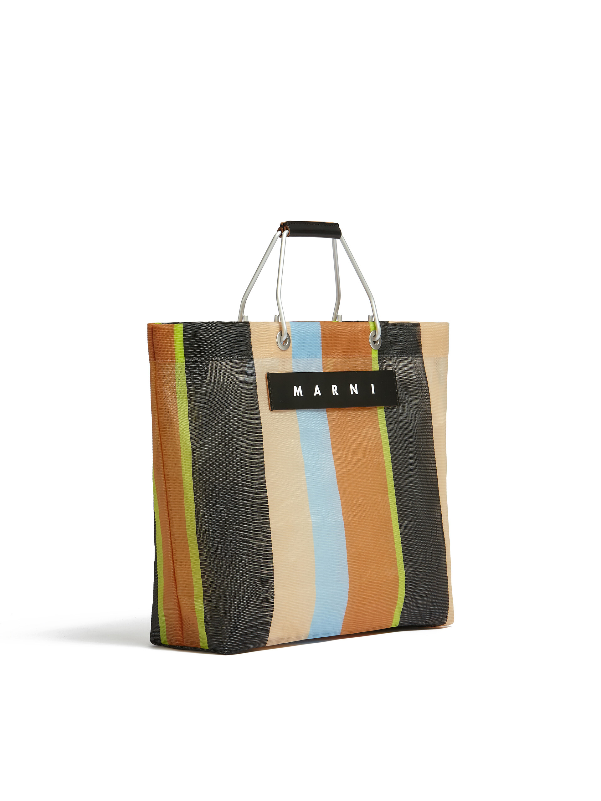 マルチブラウン MARNI MARKET STRIPE BAG | Marni