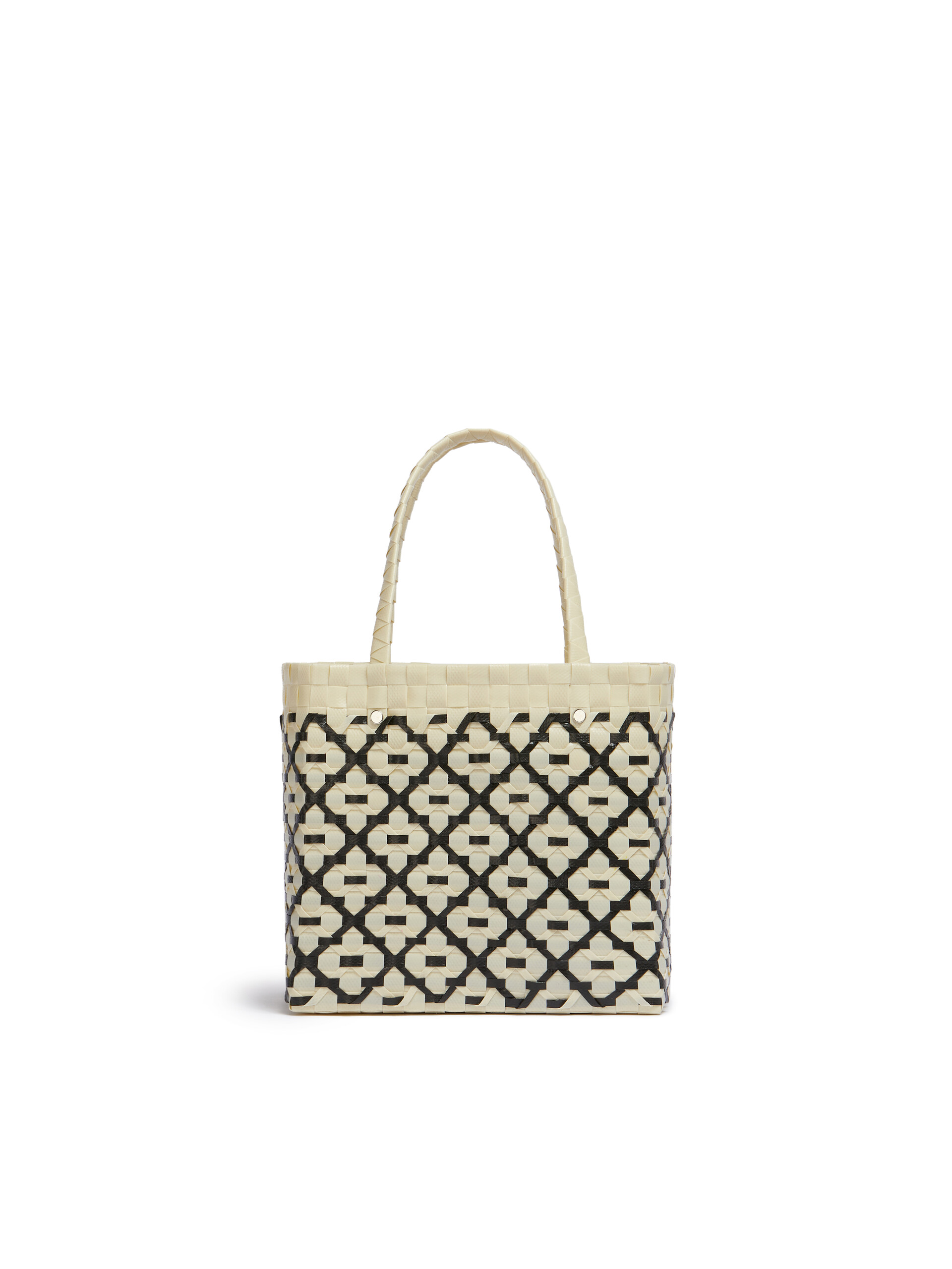 アイボリー MARNI MARKET Criss-Cross ミニ バスケットバッグ | Marni