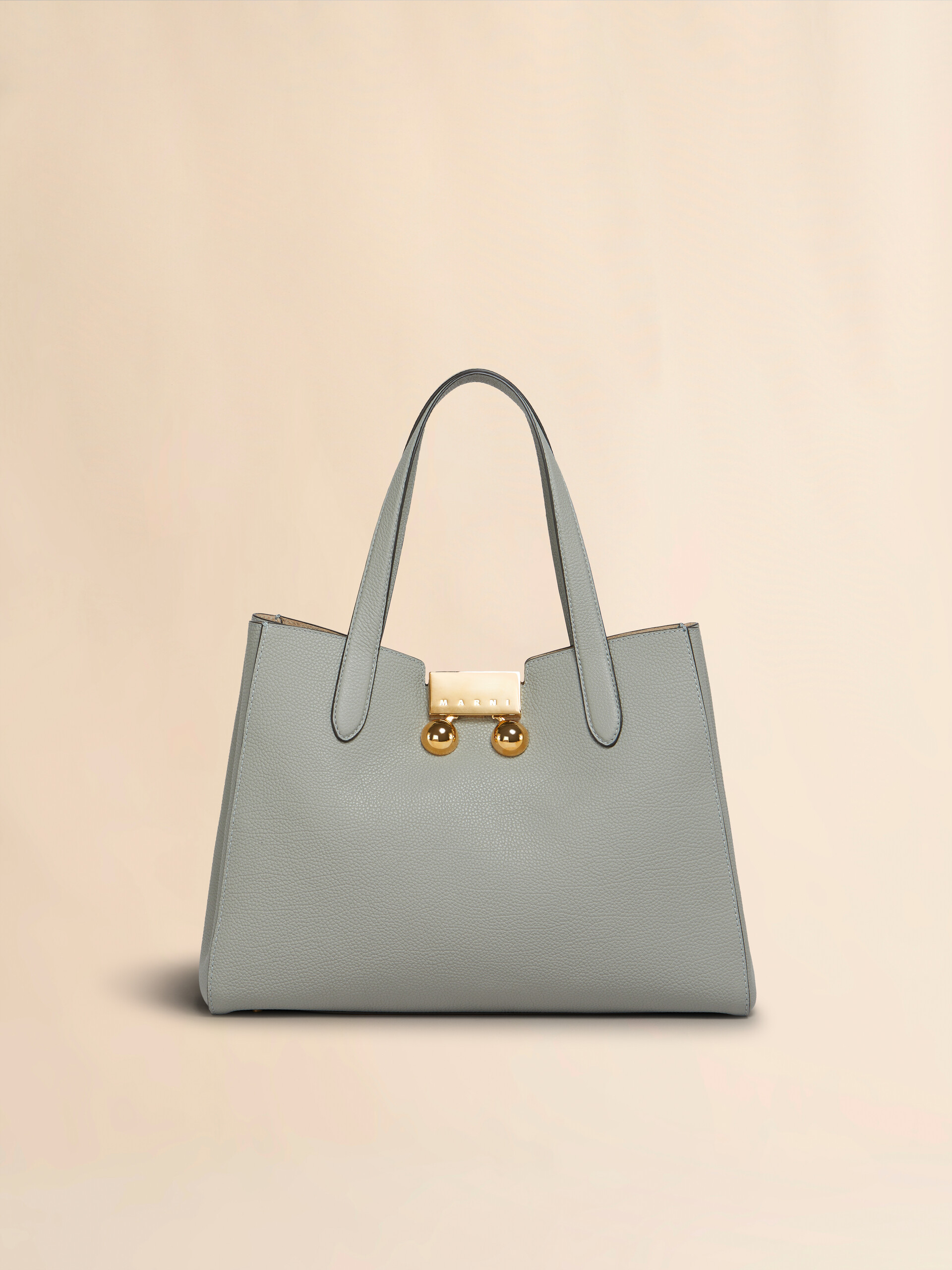 グレー レザー製 Trunkaroo トートバッグ | Marni