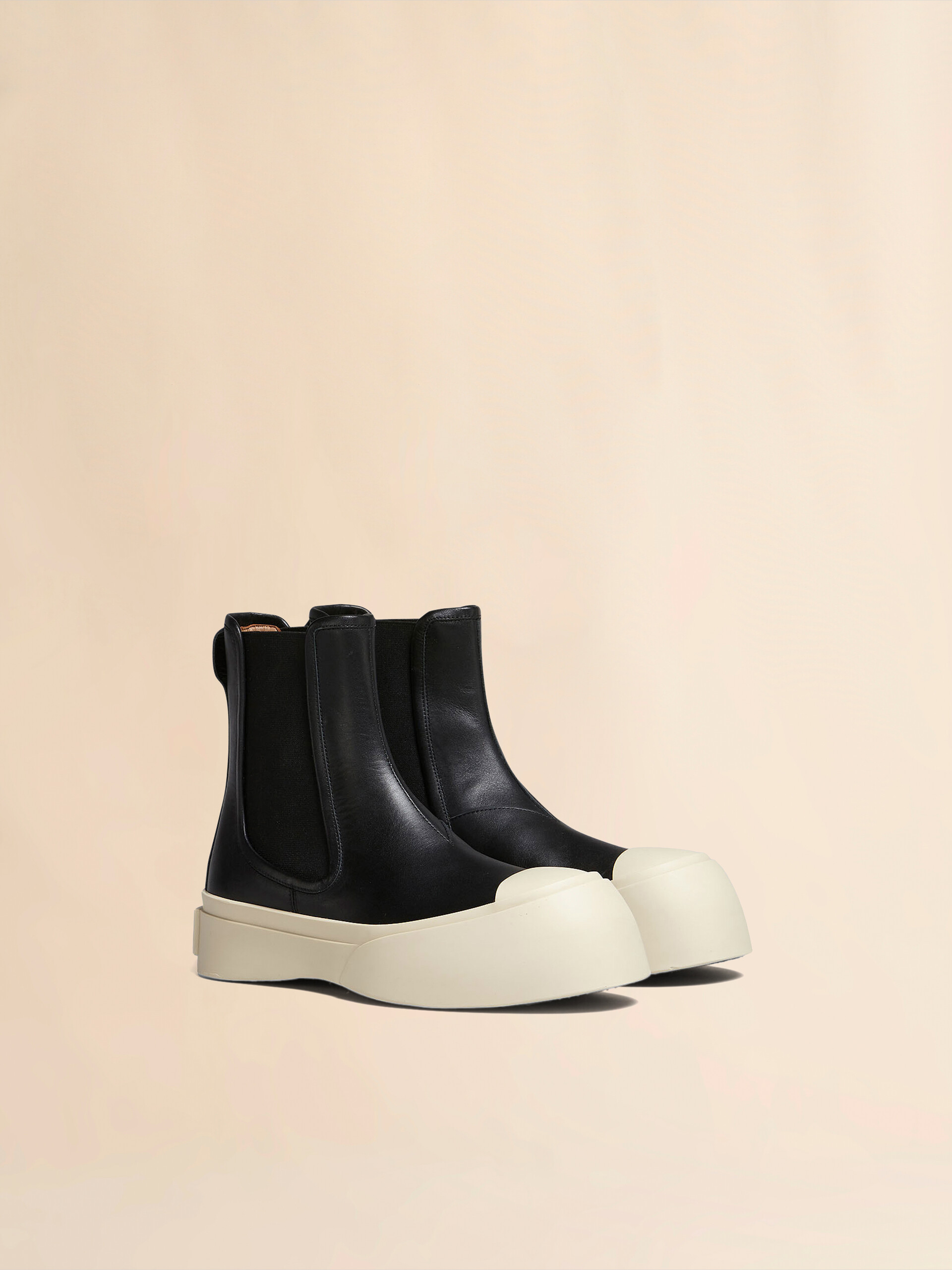 Black nappa leather PABLO Chelsea boot | Marni