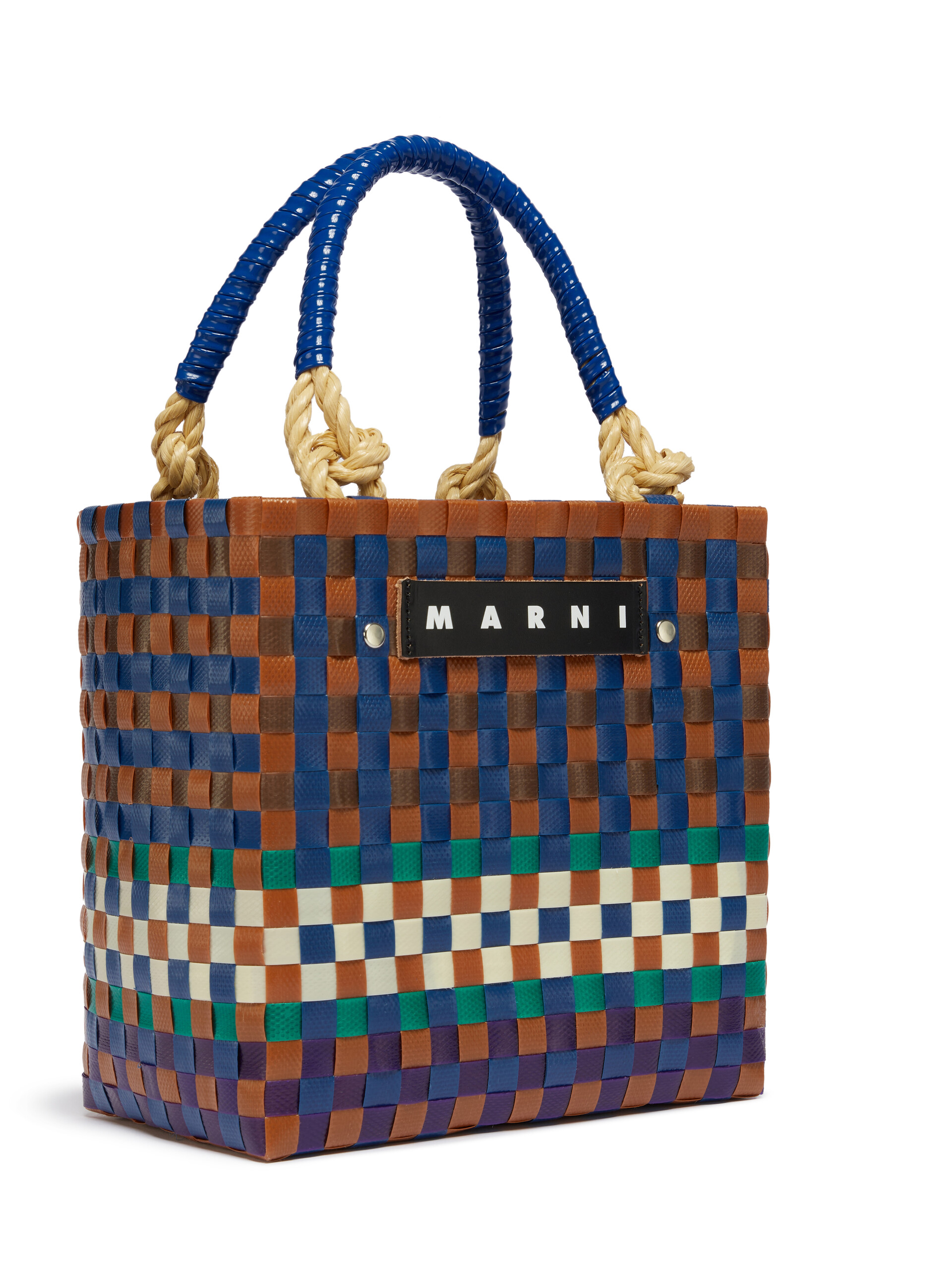 ブラウン MARNI MARKET Sunday ミニ バスケットバッグ | Marni