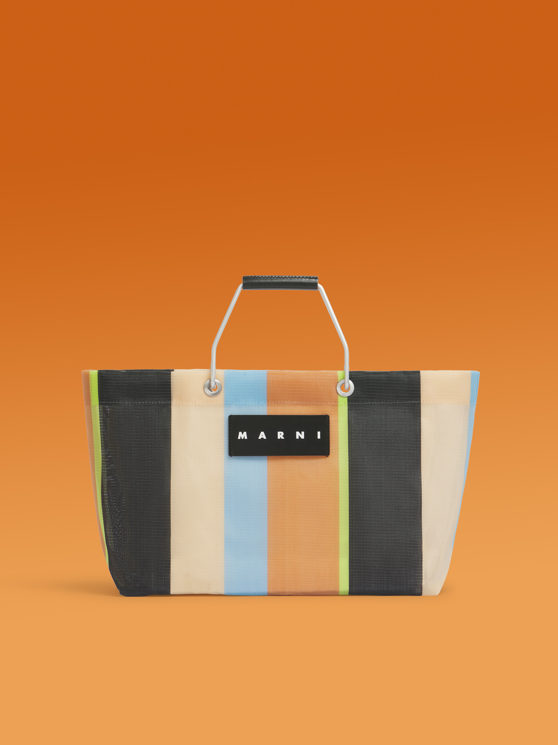 マルチブラウンMARNI MARKET STRIPE MINI BAG | Marni