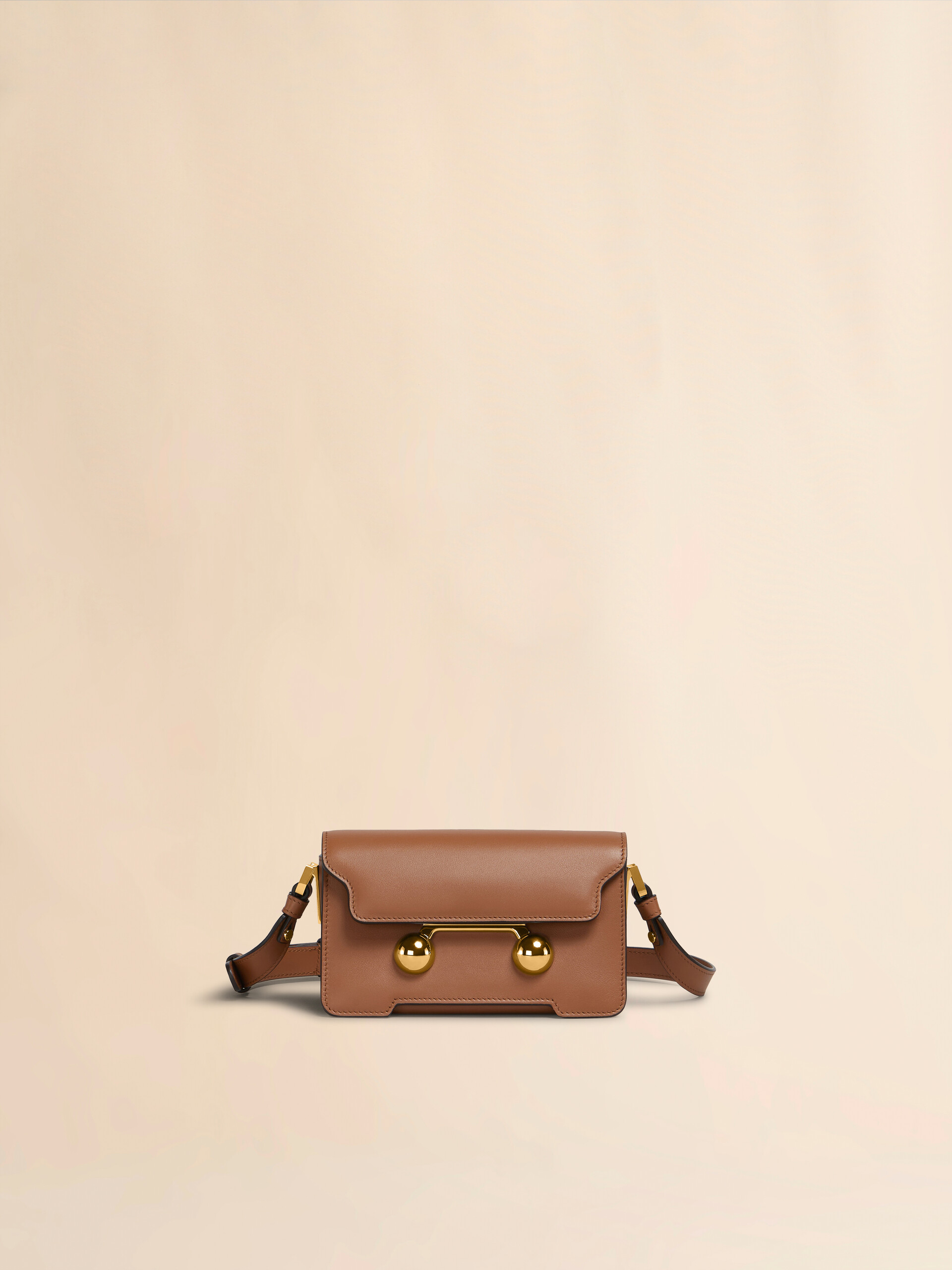 Camel leather Trunkaroo mini shoulder bag | Marni