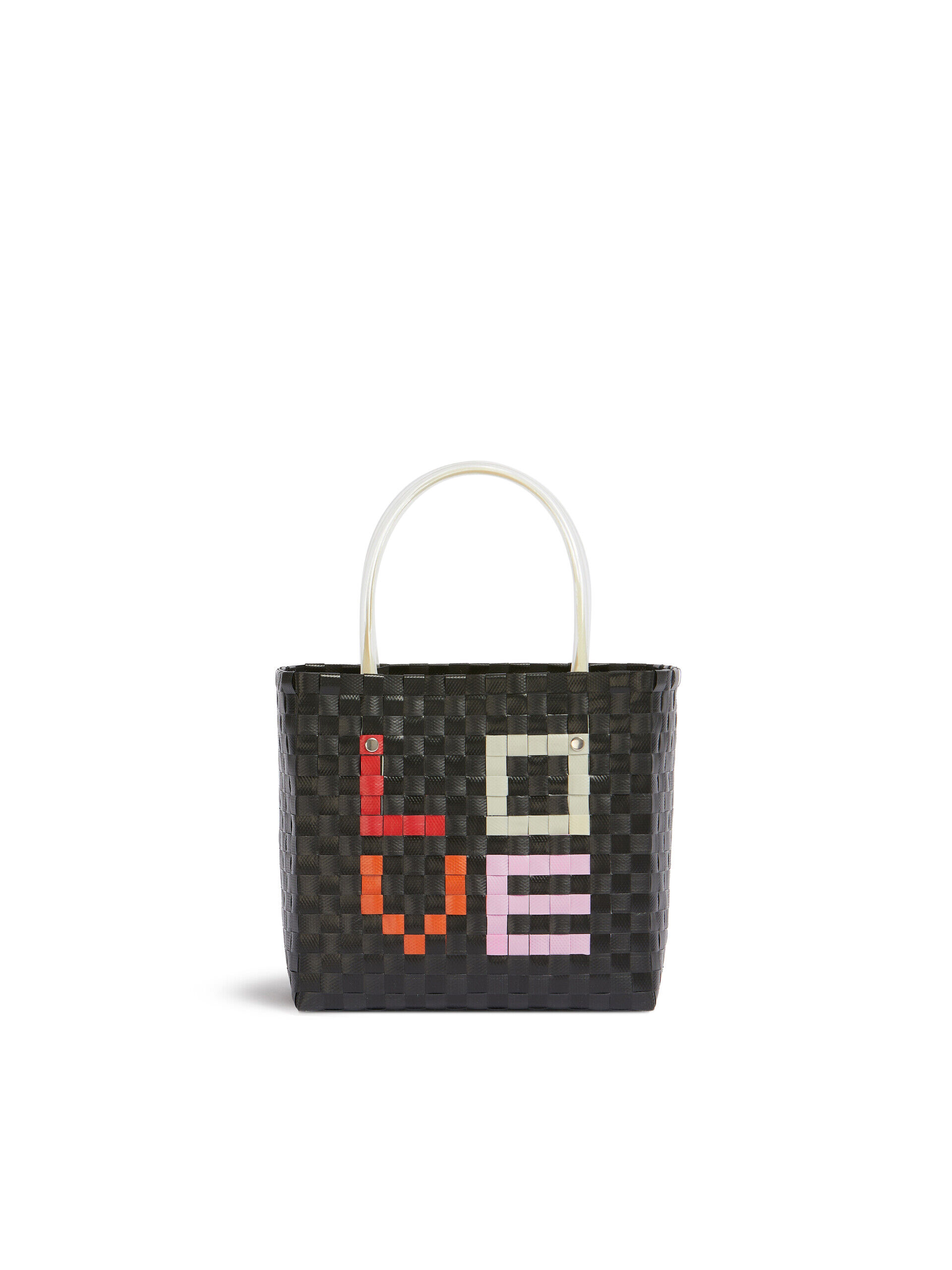 コード(ホワイトハート) MARNI MARKET LOVE MINI BASKET BAG | Marni