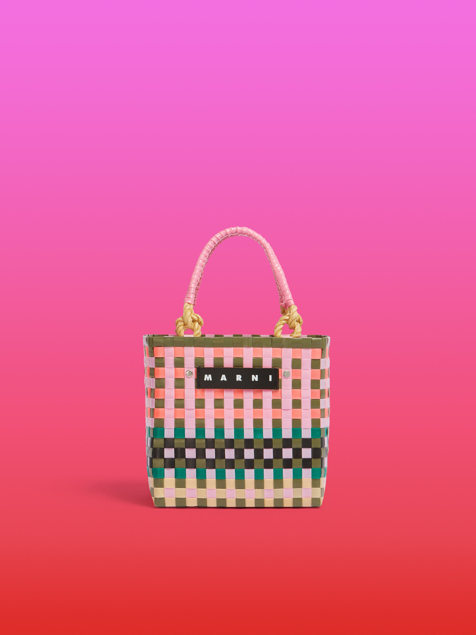 ピンク MARNI MARKET Sunday ミニ バスケットバッグ | Marni