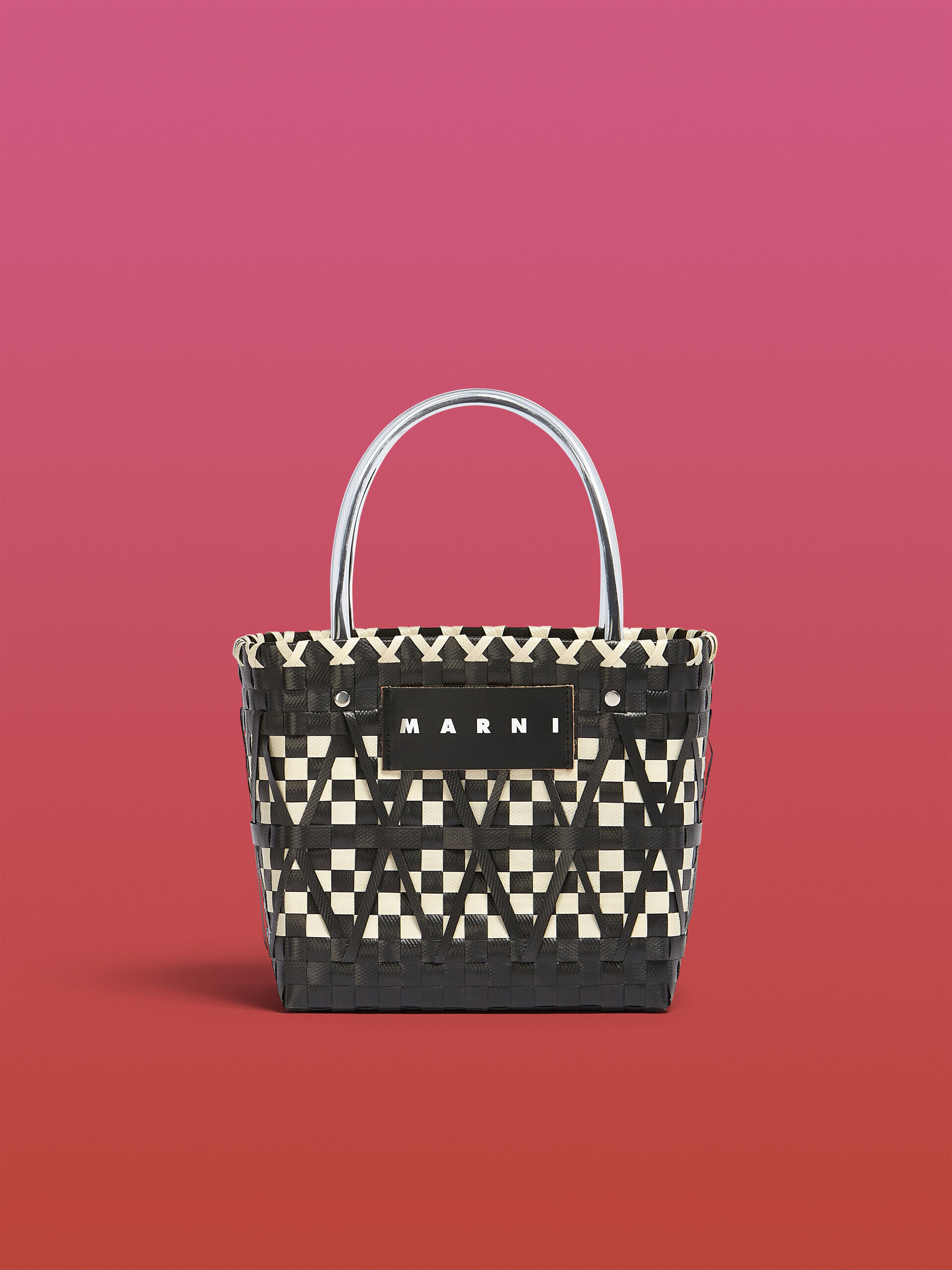 ブラック MARNI MARKET STENCIL BAG | Marni