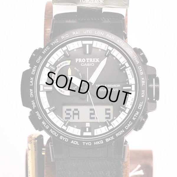 カシオ プロトレック PRW－60YBM 5578 デジアナ文字盤