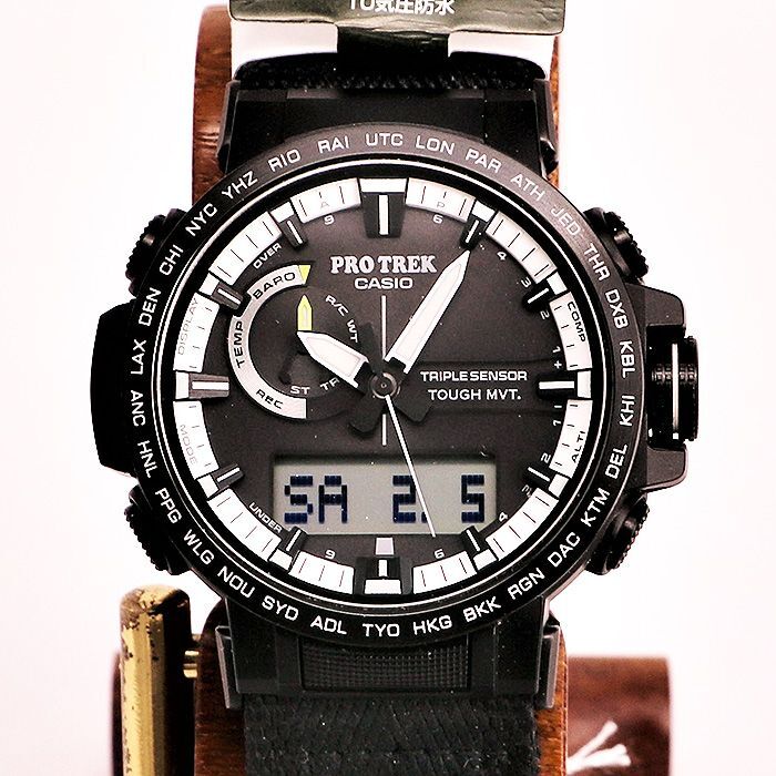 カシオ プロトレック PRW－60YBM 5578 デジアナ文字盤