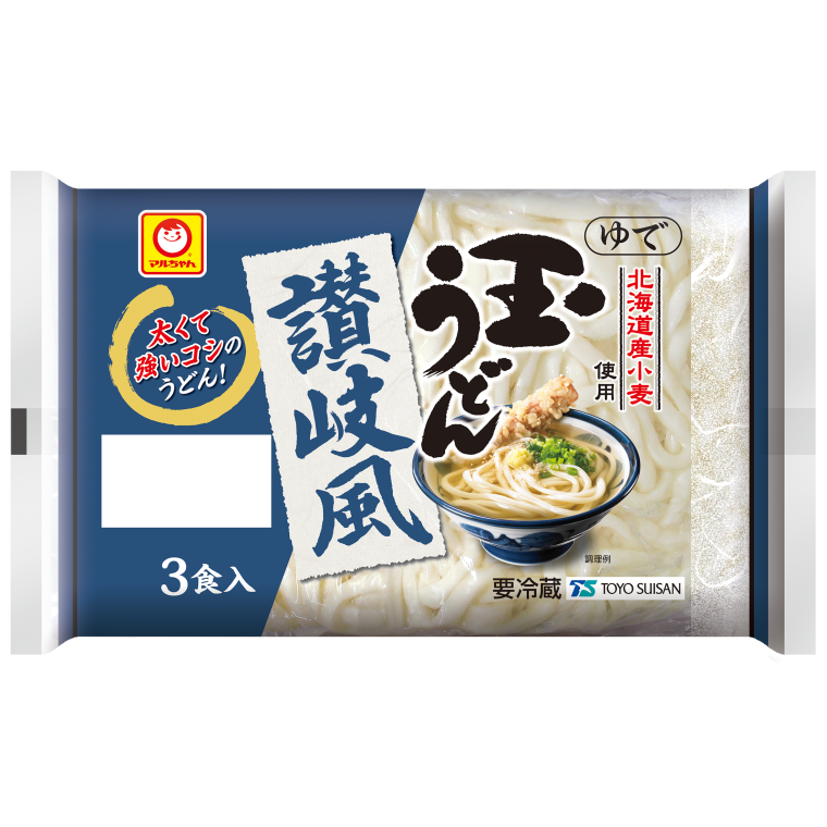 讃岐風玉うどん 3食入(北海道向) | 商品情報 - 東洋水産株式会社