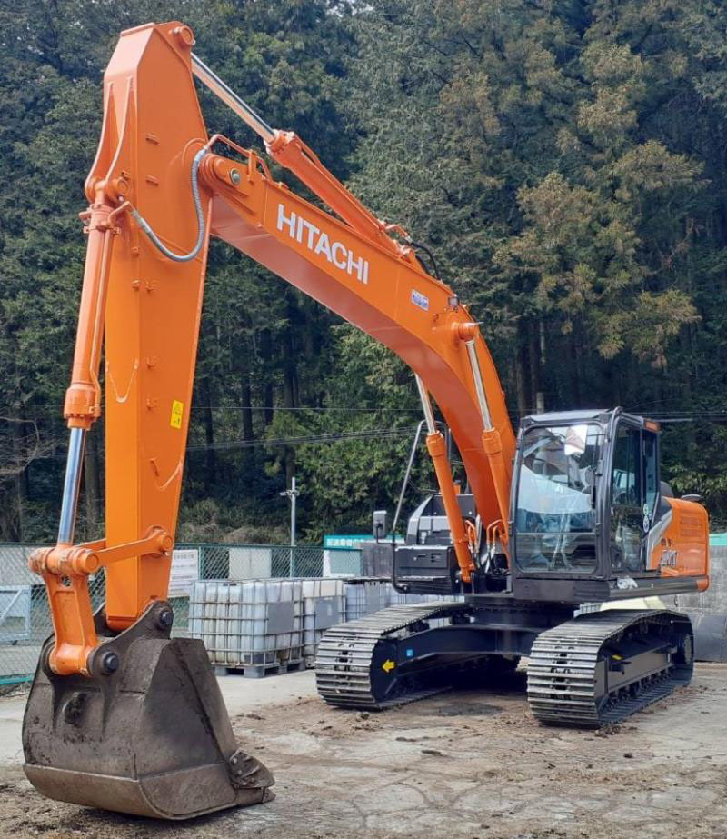 日立油圧ショベル 「ZX200-7」 新車納車させていただきました