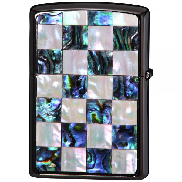 SHELL INLAY/チェック柄 貝貼り | Zippoオンラインショップ