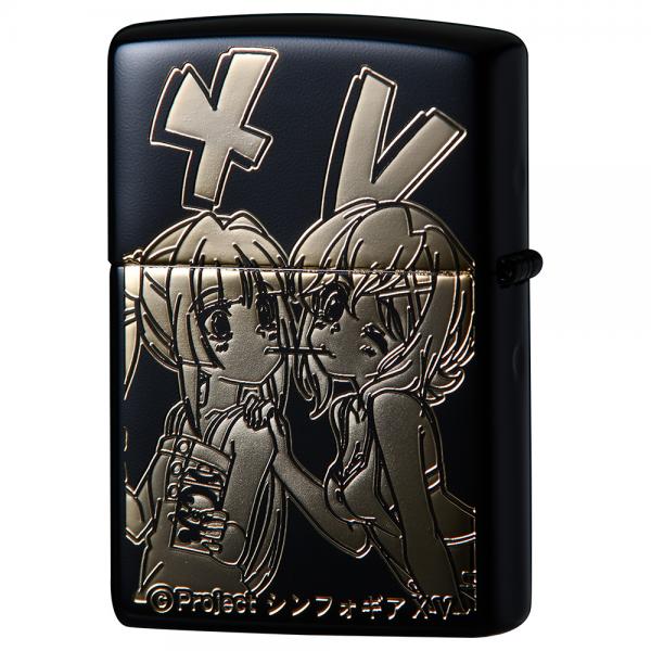戦姫絶唱シンフォギアXV Zippo ver.2 C柄(調・切歌) | Zippoオンライン