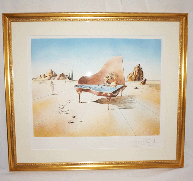 サルバドール・ダリ Salvador Dali ◇ ピアノ ◇ リトグラフ ◇ 直筆