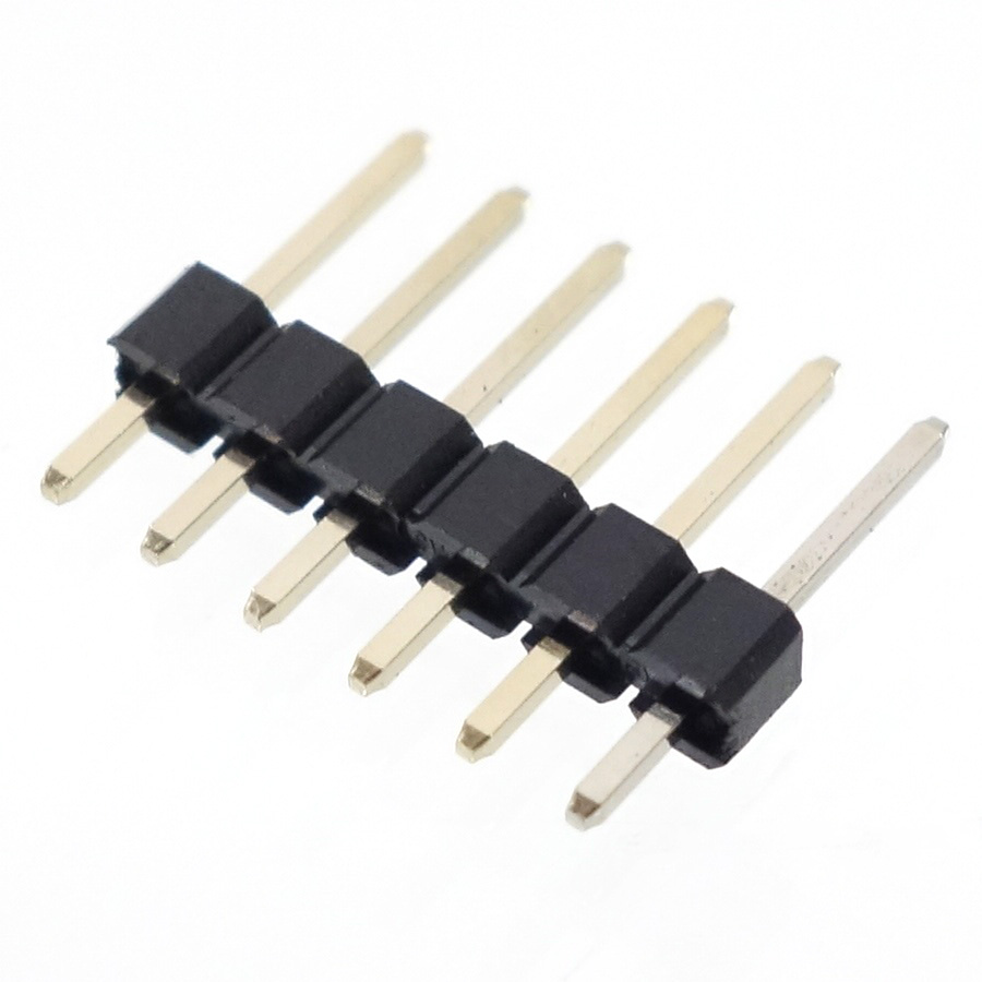 6ピン基板用ピンヘッダー[6ピン×1列] 2130S1*6GSE Linkman製｜電子部品
