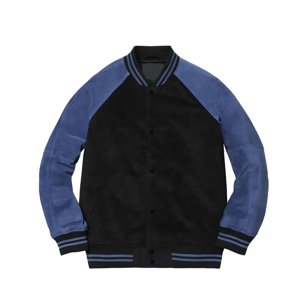 Supreme Suede Varsity Jacket - Supreme Suede Jacket