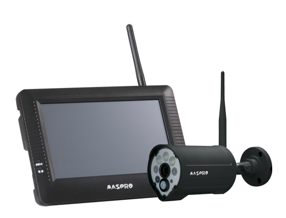 MASPRO ワイヤレスカメラ 2台セット モニター付き モニター＆ワイヤレスHDカメラセット EP2WCFM | マスプロ電工